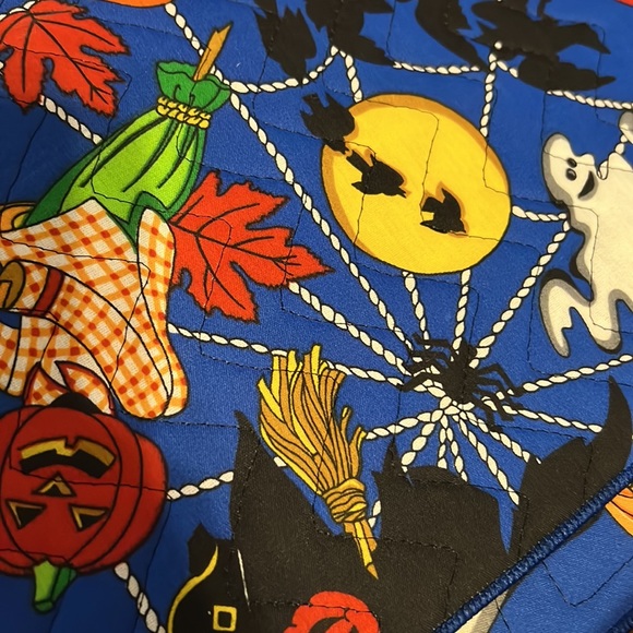 he cutest set of quilted fabric vintage Halloween placemat - Picture 11 of 15